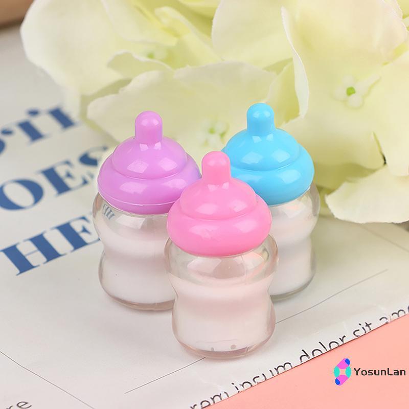 YosunLan] อุปกรณ์เสริมขวดนมตุ๊กตา 3 ชิ้นของเล่นบ้านเล่นเฟอร์นิเจอร์บ้านตุ๊กตาอุปกรณ์จิ๋วใหม่