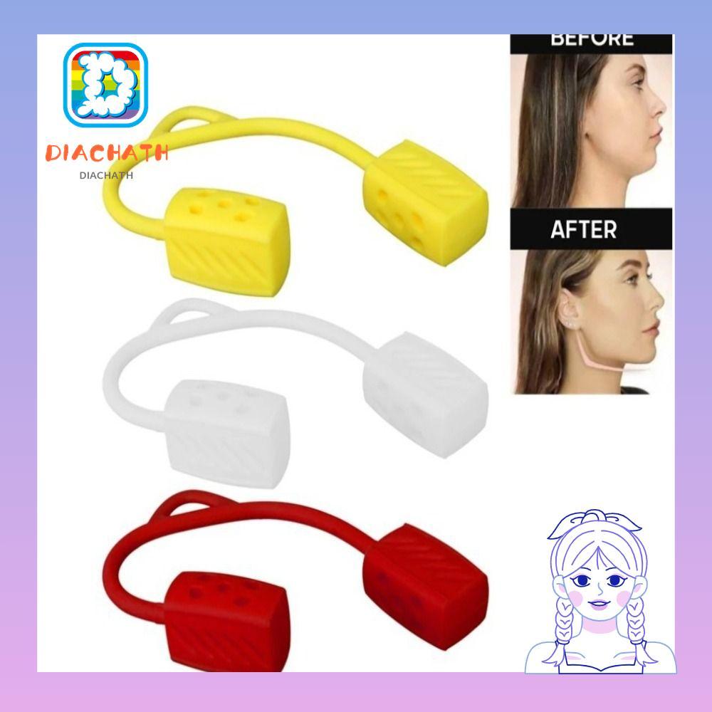 DIACHATH Jaw Exerciser, Jawline 30/40/50lbs คอ Toning, ซิลิกาเจลเกรดอาหาร Double Chin Reducer อัพเกร