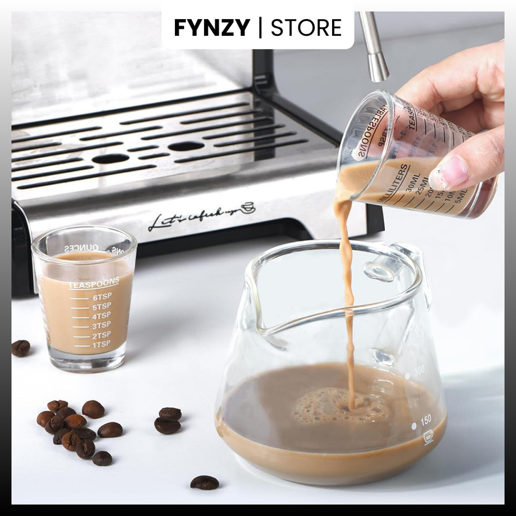 Expresso Shot ถ้วยกาแฟแก้ว 30ml