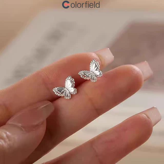 Colorfield 2026ใหม่ ต่างหูสตั๊ดประดับโบว์ หรูหราแสงระดับไฮเอนด์ ไม่ทําให้แพ้ง่าย สำหรับผู้หญิง เครื่องประดับแฟชั่น-COD💖
