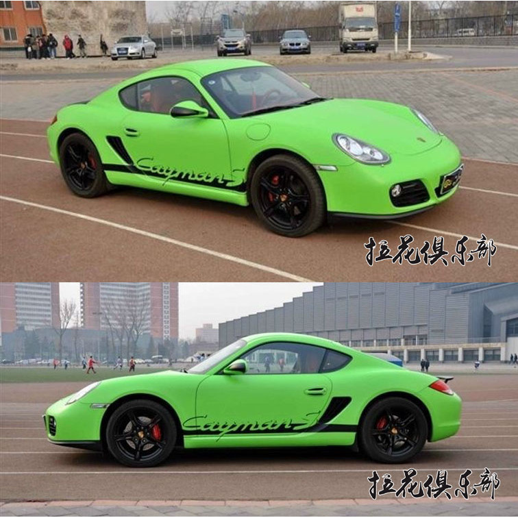 สติ๊กเกอร์ติดรถ Porsche Cayman S Cayman 911 Cayman Boxster918Panamer718 สติ๊กเกอร์