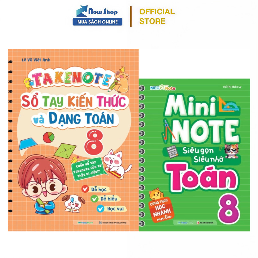 หนังสือ - Takenote Combo - คู่มือความรู้และคณิตศาสตร์ + Mininote - Super Compact, Super Memory Math 