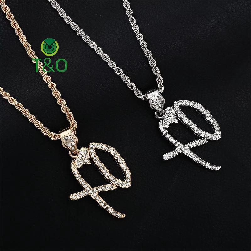 [T&OT] 1 ชิ้นผู้ชายแฟชั่น Street Trend เครื่องประดับอุปกรณ์เสริมประณีตฝังสร้อยคอจี้เพทายสีขาว [ใหม่]