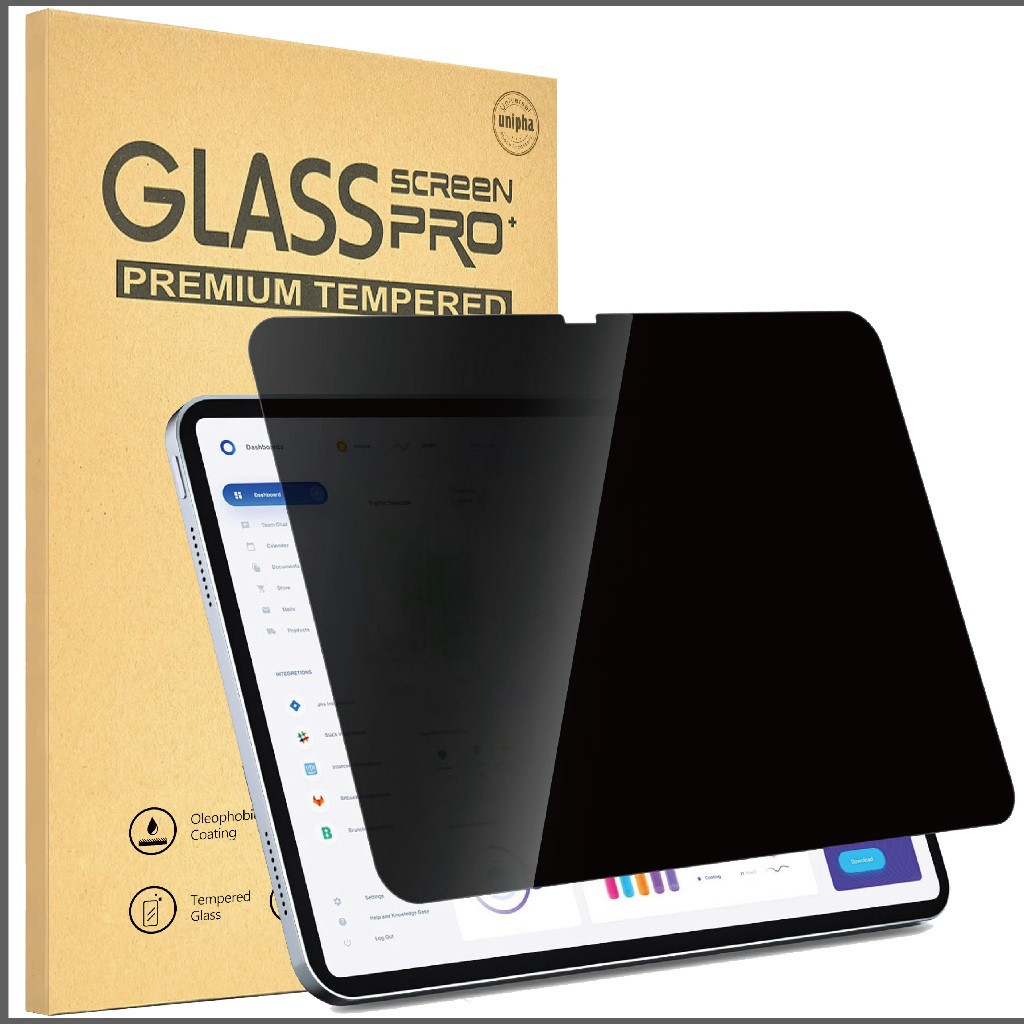 สําหรับ Ipad Mini Air 1 2 3 4 5 6 7 8 9 10 11 Pro 12.9 13 9D A16 M3 M4 M5 ความเป็นส่วนตัวแท็บเล็ตกระจกนิรภัย