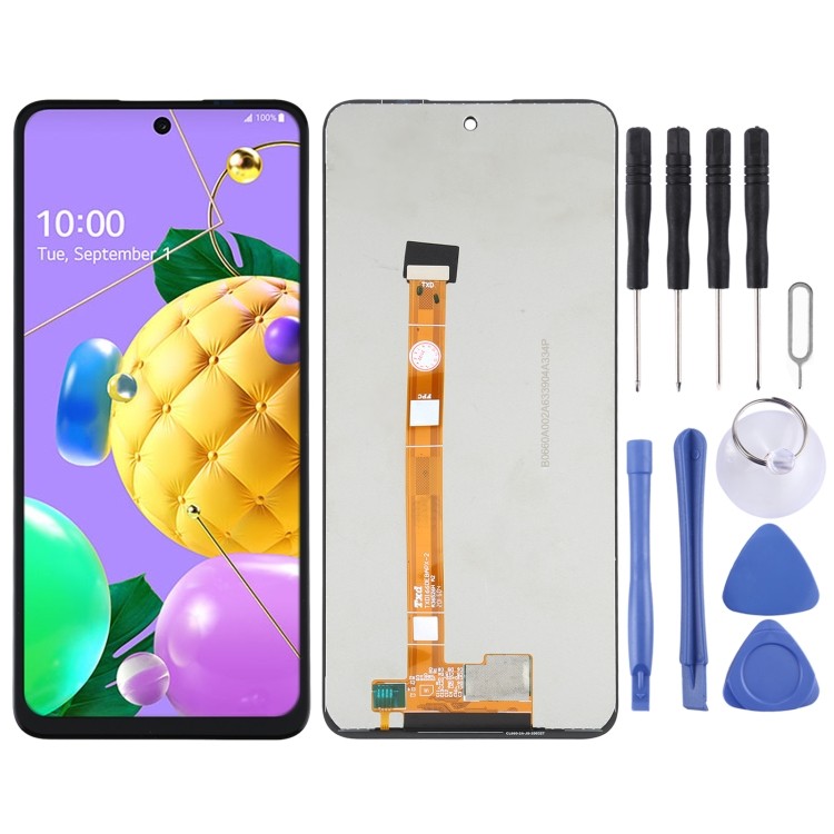 หน้าจอ LCD คุณภาพสูงและ Digitizer Full Assembly สําหรับ LG K52 / Q52 / K62 LMK520, LM-K520, LMK520E,