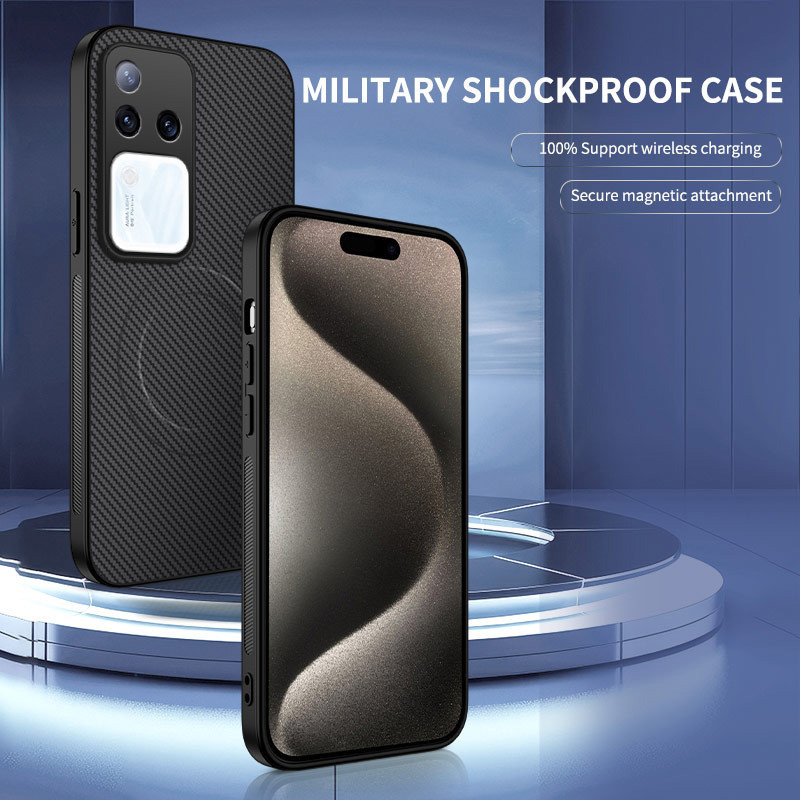 สําหรับ Vivo V30/V30 Pro กันกระแทก Fast Charge Magnetic Hard Case Shell เลนส์สีดําป้องกันสีฟ้าโทรศัพท์ใหม่ RFVTGBYHQ