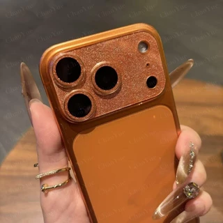 หรูหราสายรุ้งสีGlitter Dotเลนส์ฟิล์มเหมาะสําหรับIPhone 17 16 15 14 Pro Max Airเลนส์สติกเกอร์ป้องกันกล้องด้านหลังฟิล์มGlossy