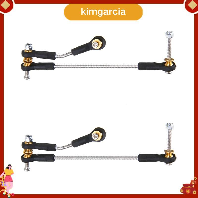 kimgarcia 2 ชุดพวงมาลัย Link Servo Link RodพวงมาลัยสําหรับC14 C24 C34 B1 B14 B24 B16 B36 1/16 RCรถอะ