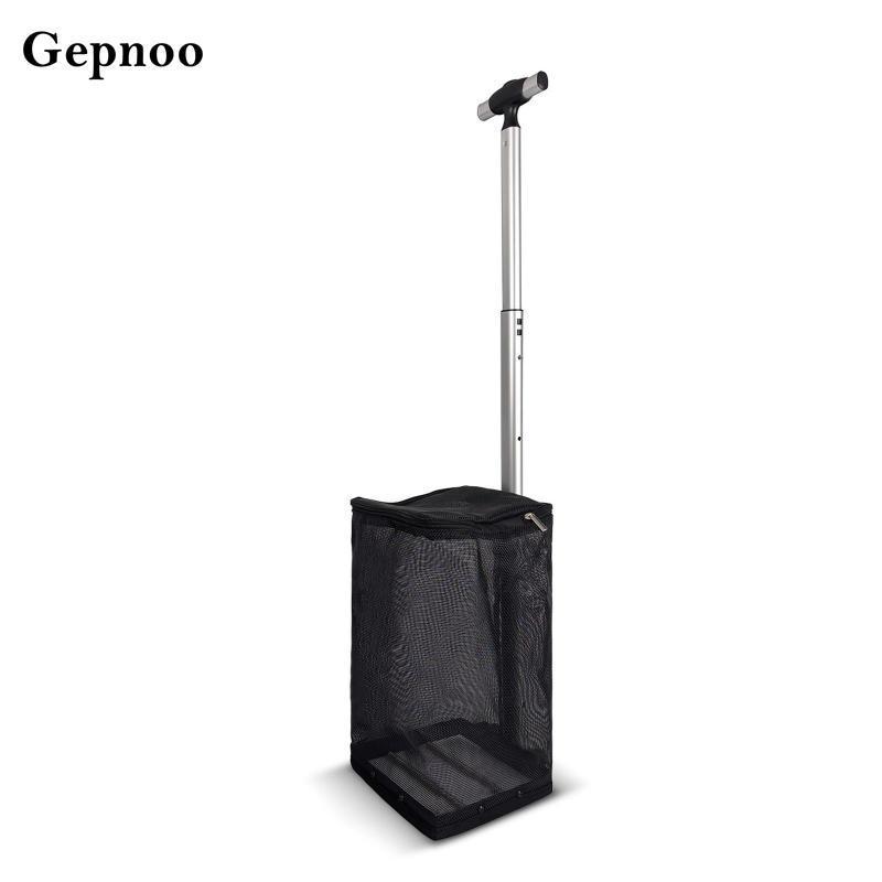 Gepnoo Pickleball Ball Retriever แบบพกพา เครื่องมือเก็บลูกสำหรับสนามทำจากสแตนเลสและอลูมิเนียม