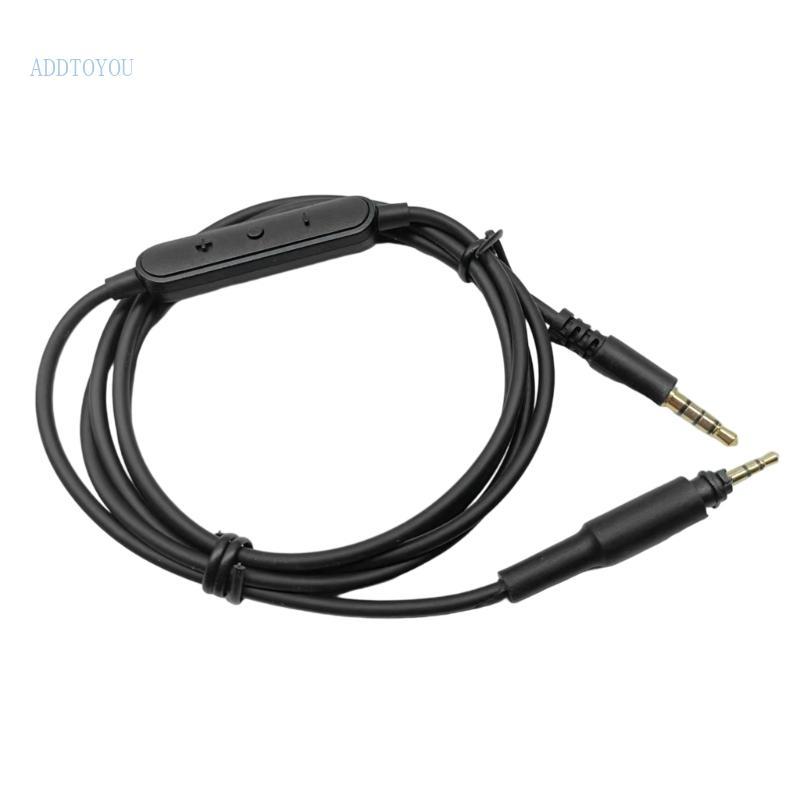 3C ที่ถอดออกได้เปลี่ยนสายหูฟังในตัวไมโครโฟนสําหรับ SRH440A SRH840A ชุดหูฟัง PVC เคลือบเสียง Cab
