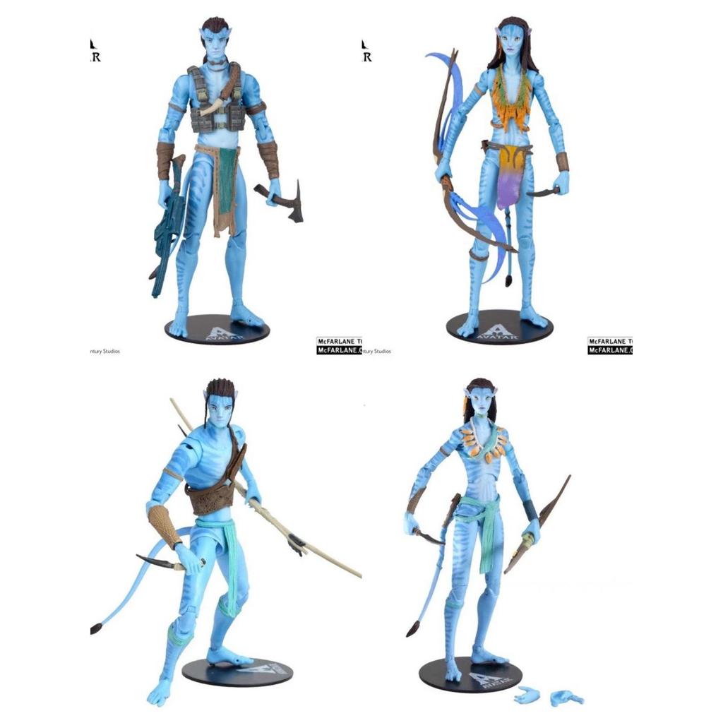 McFarlane Movie Avatar 1 Way of Water 2 Jack Netini เครื่องประดับโมเดลเคลื่อนย้ายได้คลังสินค้าพร้อม
