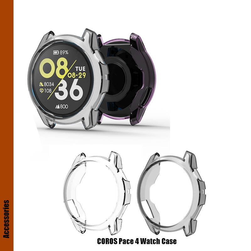 เคส TPU โปร่งใสสําหรับ Coros Pace 4 / Pace 3 Soft Cover Smartwatch TPU Body Casing