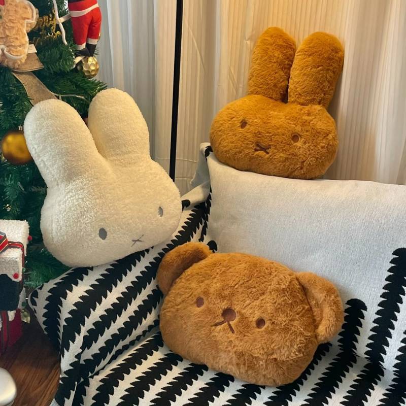 Cute Miffy Rabbit Doll Plush Pillow for Boyfriends and Girlfriends Gift Bed Sleeping Sofa Cushion New Year Gift WCyk