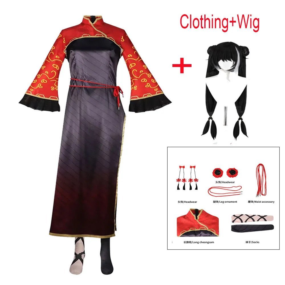 ชุดคอสเพลย์และวิกผมสีแดงจากบริษัทลิ้มบัสเจีย ซีชุน เหมาะสำหรับฮาโลวีนและงานเทศกาล - รูปที่ 7