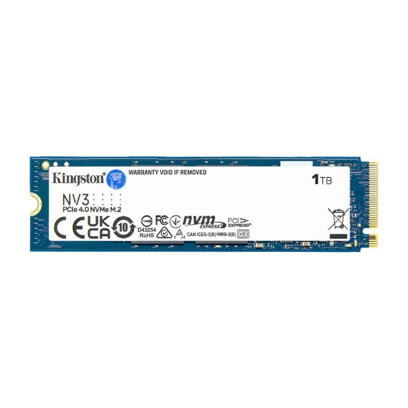 【Kingston NV3 1TB】SSD M.2 NVMe สำหรับ PC ใหม่ แพ็คเกจแท้