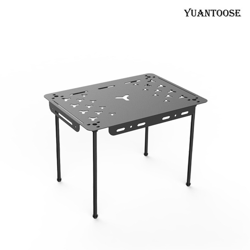 Custom Outdoor BBQ Table Camping Combination Small Table Portable Aluminum Alloy Foldable Multifunct