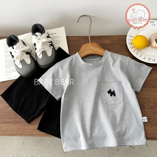 ชุดเซ็ตเด็ก ชุดเซ็ต 2 ชิ้นเด็กผู้ชาย เสื้อยืดกางเกงขาสั้น Size80-120cm