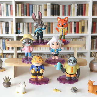 💥 จัดส่งจากประเทศไทย 💥6 ชิ้น/เซ็ต Zootopia 2 คอสเพลย์ Judy Hopps Nick Wilde อะนิเมะรูป COD Action Figure ตุ๊กตาของเล่นสําหรับของขวัญเด็กคอลเลกชันเครื่องประดับรถตกแต่งเค้กตกแต่ง