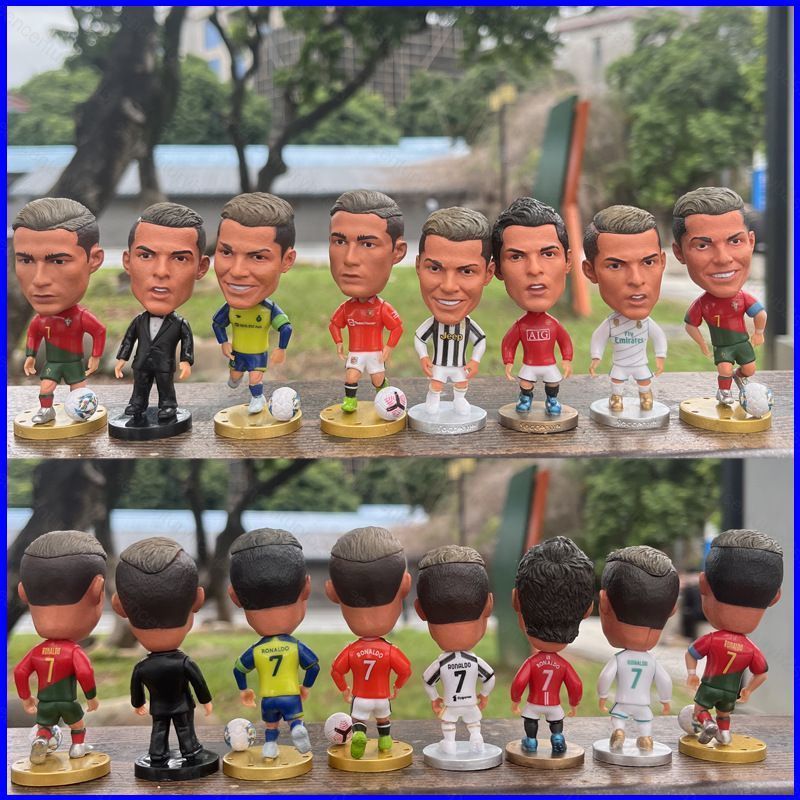 G2P Lionel Messi CR7 ทีม Jersey ชุดสไตล์ Action Figure ฟุตบอล Star เครื่องประดับสะสม P2G
