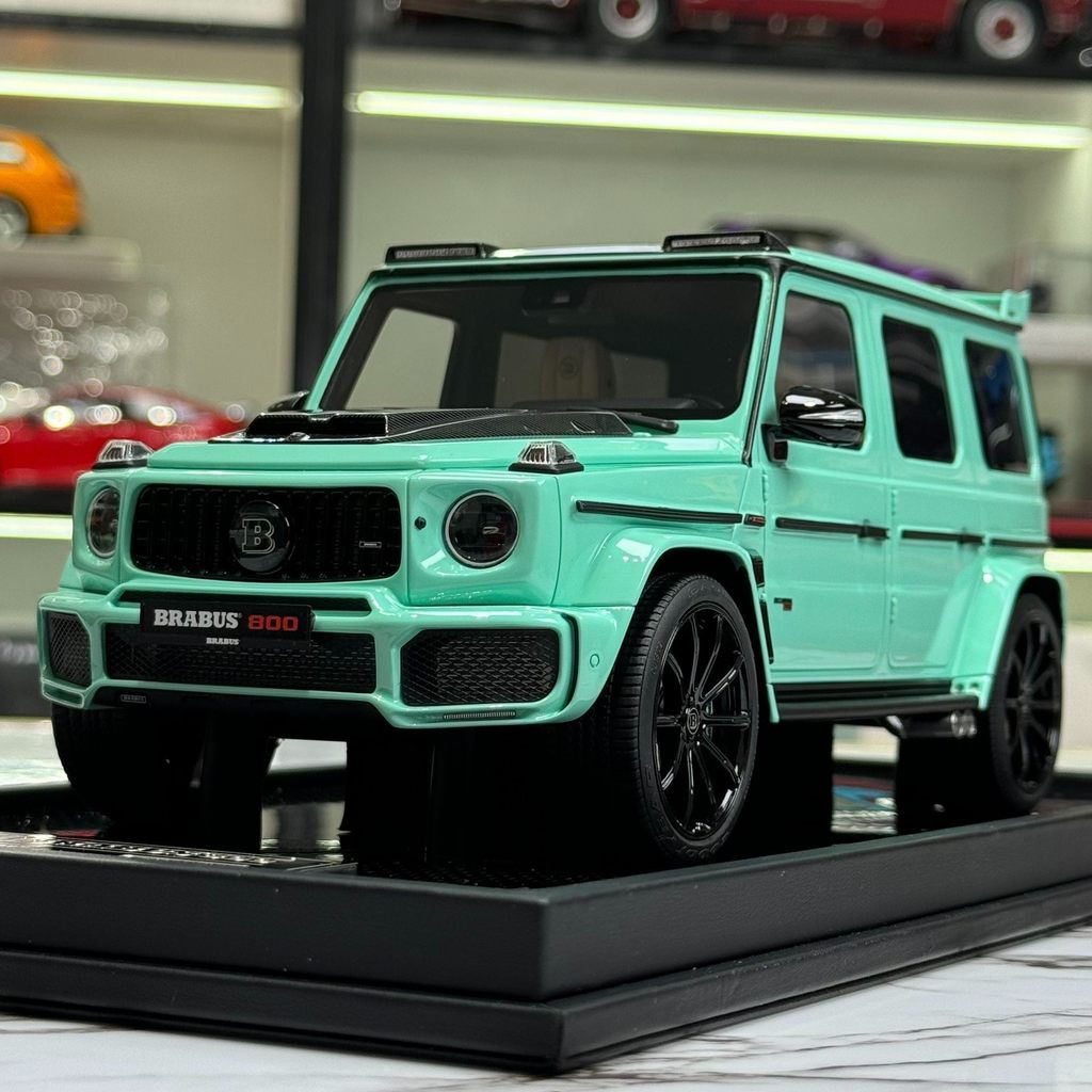 [คลังสินค้าพร้อม] MH Motorhelix 1: 18 Mercedes-Benz Benz BRABUS G800 Big G BRABUS เรซิ่นรถรุ่นแบรนด์