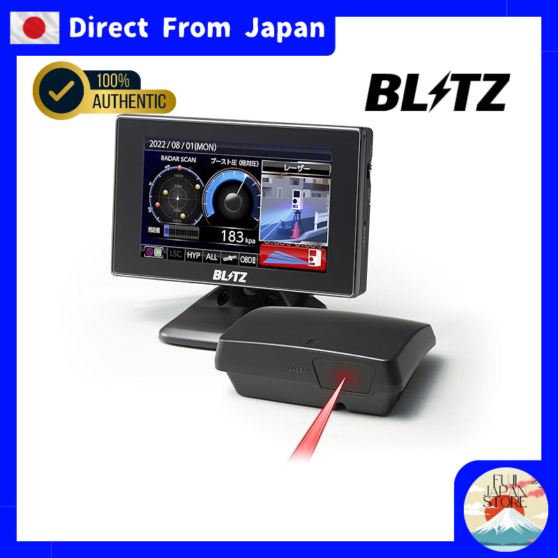 BLITZ Laser Radar Detector TL311S GPS Laser & Radar Detector 3.1inch Display OBDII Support Black