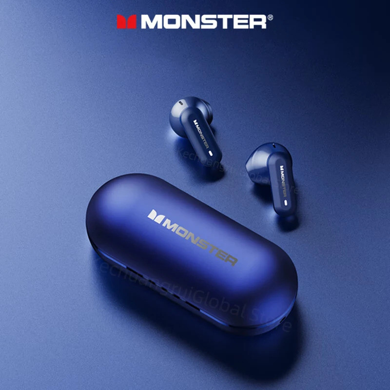 Monster Xkt25 ไร้สายบลูทูธ 5.4 หูฟัง Tws หูฟังสเตอริโอไฮไฟชุดหูฟังสําหรับเล่นเกมหูฟังกีฬาลดเสียงรบกว