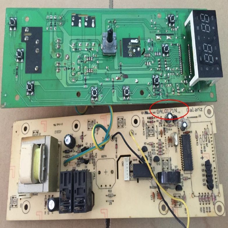 บอร์ดคอมพิวเตอร์พิเศษไมโครเวฟGalanz WD900G อะไหล่เมนบอร์ด GAL0171N-11/WG900DSL23-K6