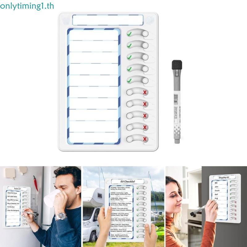 Onlytiming Chore Chart สําหรับเด็ก Routine Schedule Board Planner To Do List Chore Board