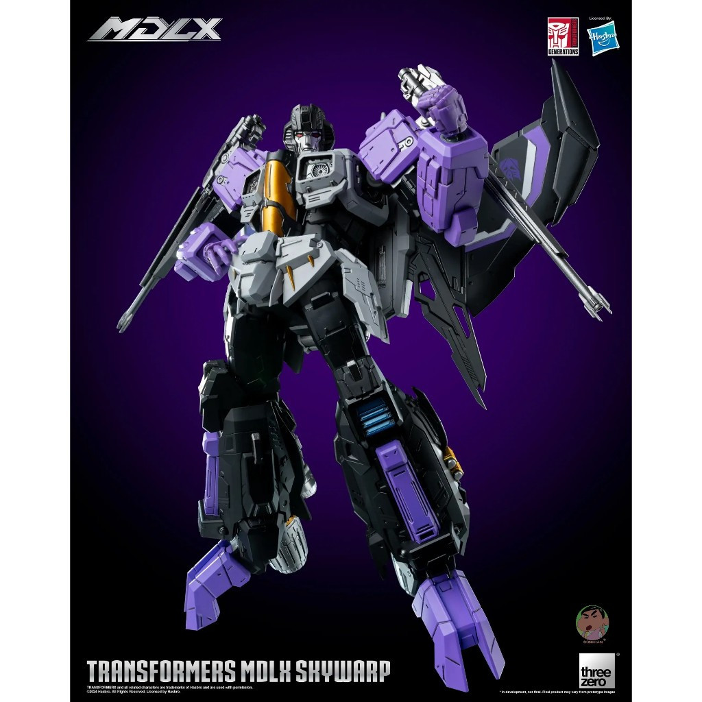 ( ⭕ PRE-ORDER)Threezero Transformers MDLX Skywarp Action Figure