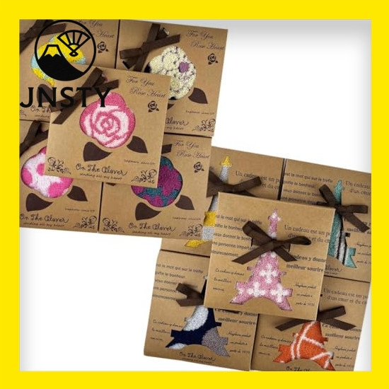 【Direct From Japan】 N Towel handkerchief gift, non ply yarn, assorted, 10-piece set, petit gift pres