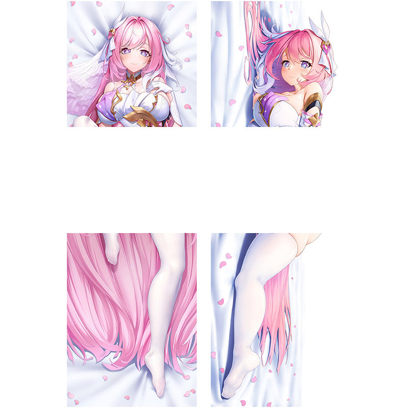 Honkai: Star Rail Elysia อะนิเมะเกม Dakimakura กอดปลอกหมอนคอสเพลย์ญี่ปุ่น Otaku หมอน