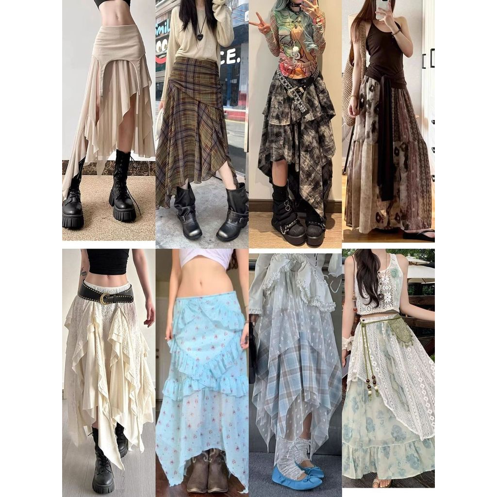 กระโปรงเอวสูง สไตล์มิลเลเนียม แบบSlim-fit จากColgate LF9