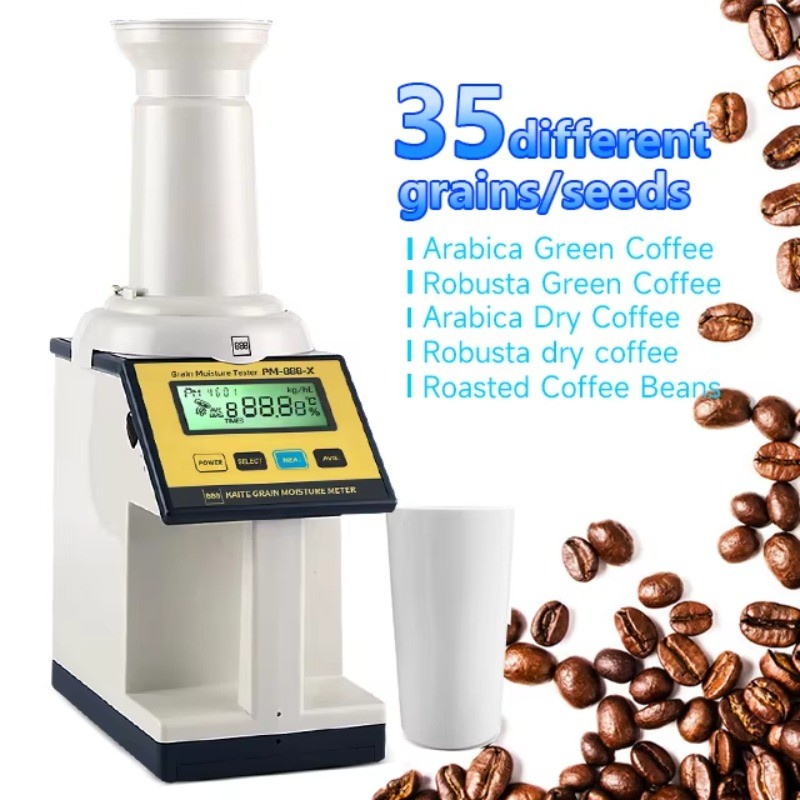 2026 ใหม่ Digital Grain Moisture Testers 35 ชนิดแบบพกพา Grain Moisture Meters & Coffee Beans ข้าวโพด