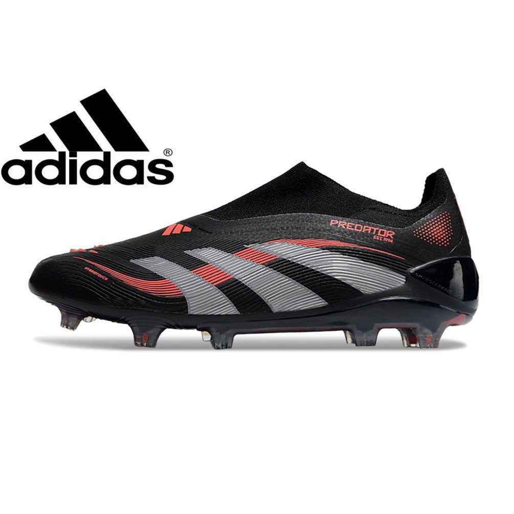 ความแม่นยํา+ 25th 2025 New Elite FG รองเท้าฟุตบอลถักแบบไม่มีลูกไม้กลางแจ้ง รองเท้าฟุตบอลกันลื่นและทน