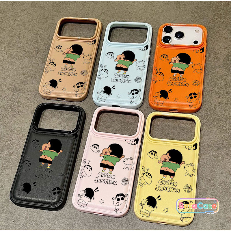 เคสโทรศัพท์ไอโฟน ลายชินจังเด็กชายเต้นรำ การ์ตูนน่ารัก มีความสนุกสนาน for iPhone 17, 16, 15, 14, 13, 12, 11