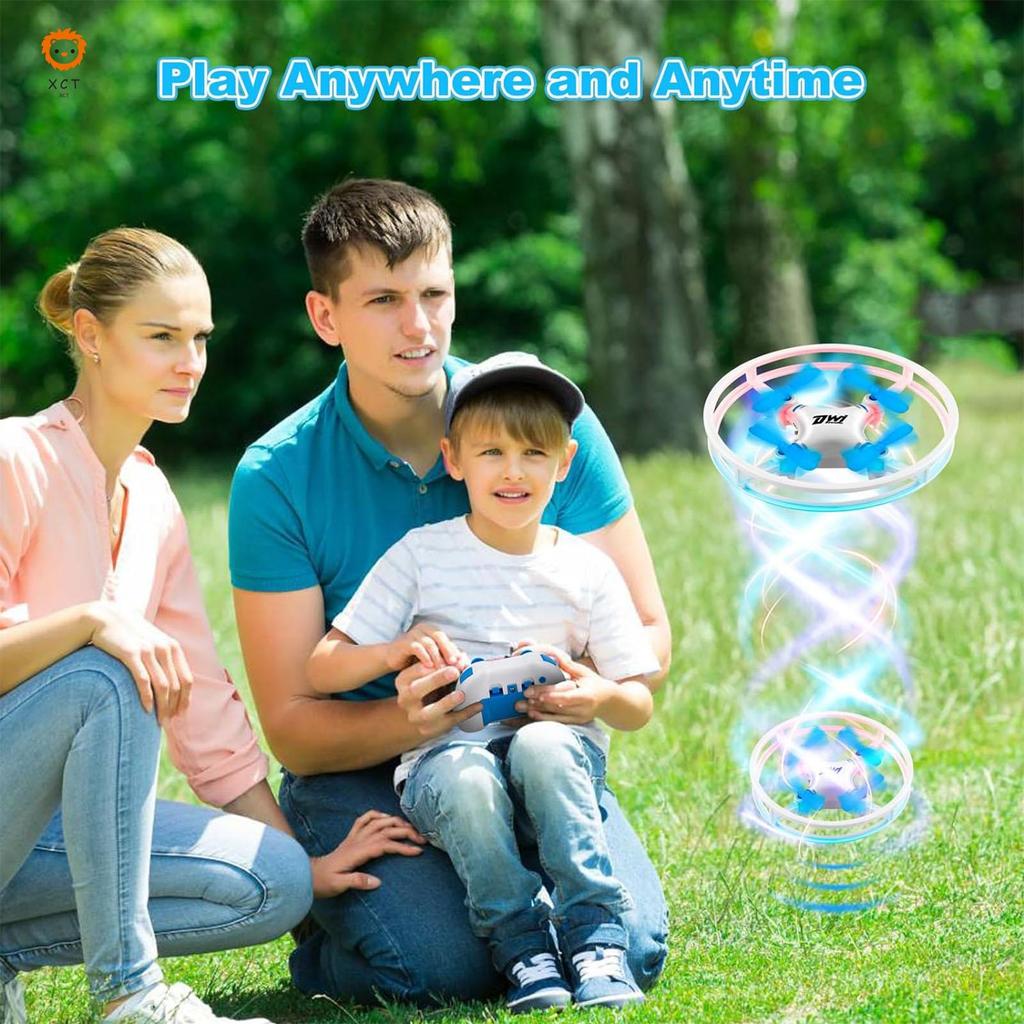 Mini Drone RC เฮลิคอปเตอร์ไฟฟ้าของเล่น 360 องศา Flips Auto Hovering เริ่มต้น UFO Drone ของเล่นสําหรั