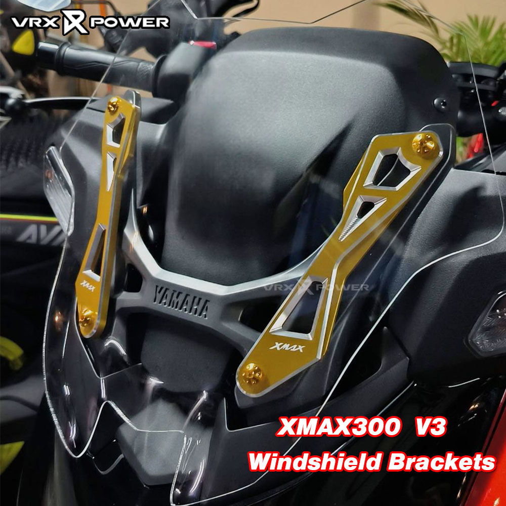 ขาจับชิว สําหรับYAMAHA XMAX300 v3 2025 2026 ก้านยึดบังลม อลูมิเนียมอัลลอยด์
