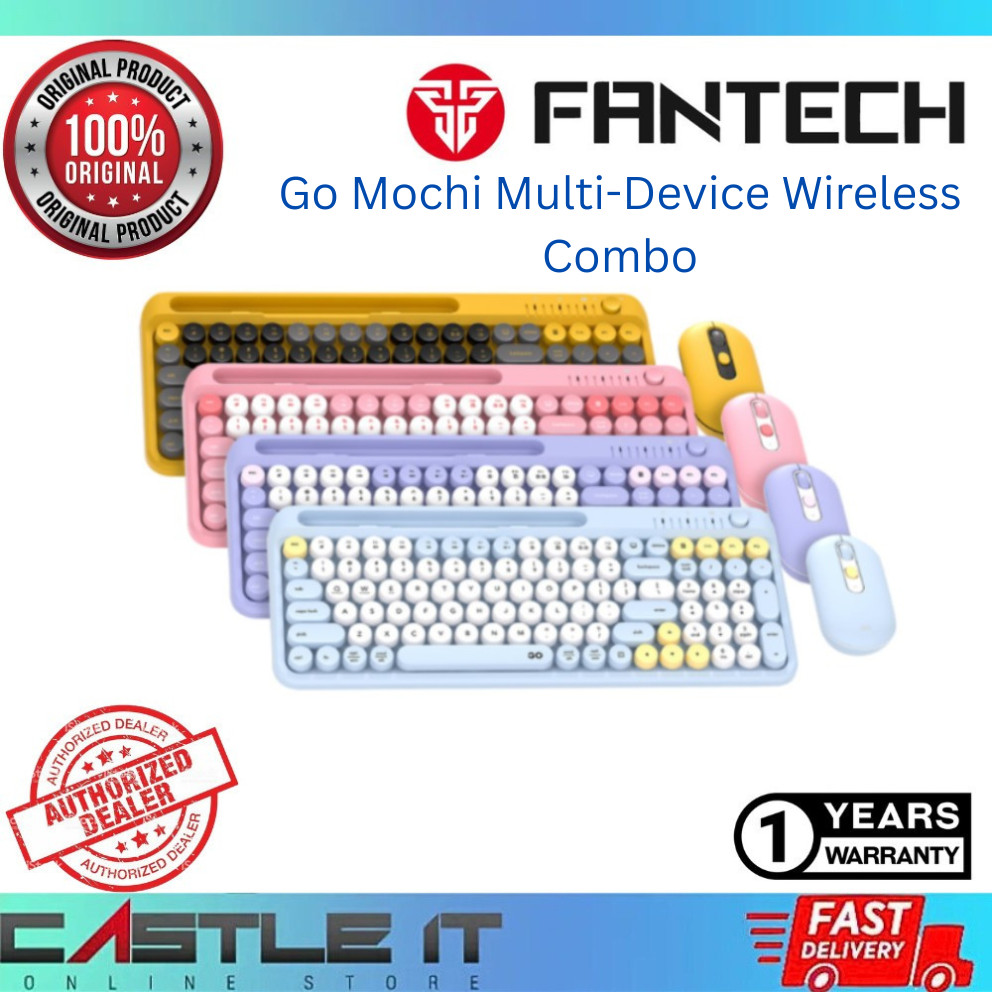 FANTECH GO MOCHI101 WK899 ชุดคีย์บอร์ดและเมาส์ไร้สาย