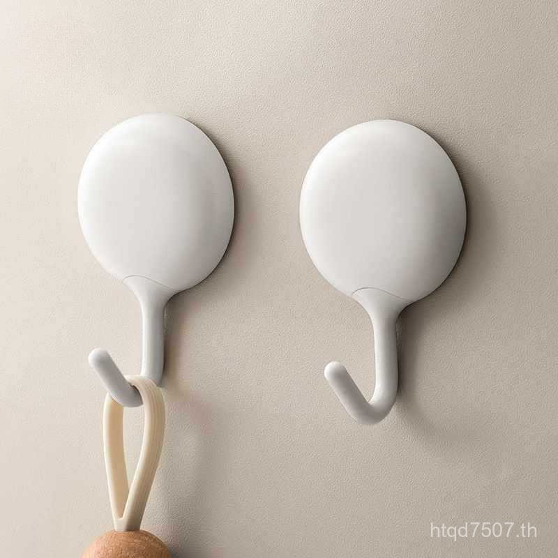 Hook Hook Non-Stick Non-Adhesive Wall-Mounted Hook ติดผนังประตูห้องครัว Backmark เล็บโหลด-Bearing ไม