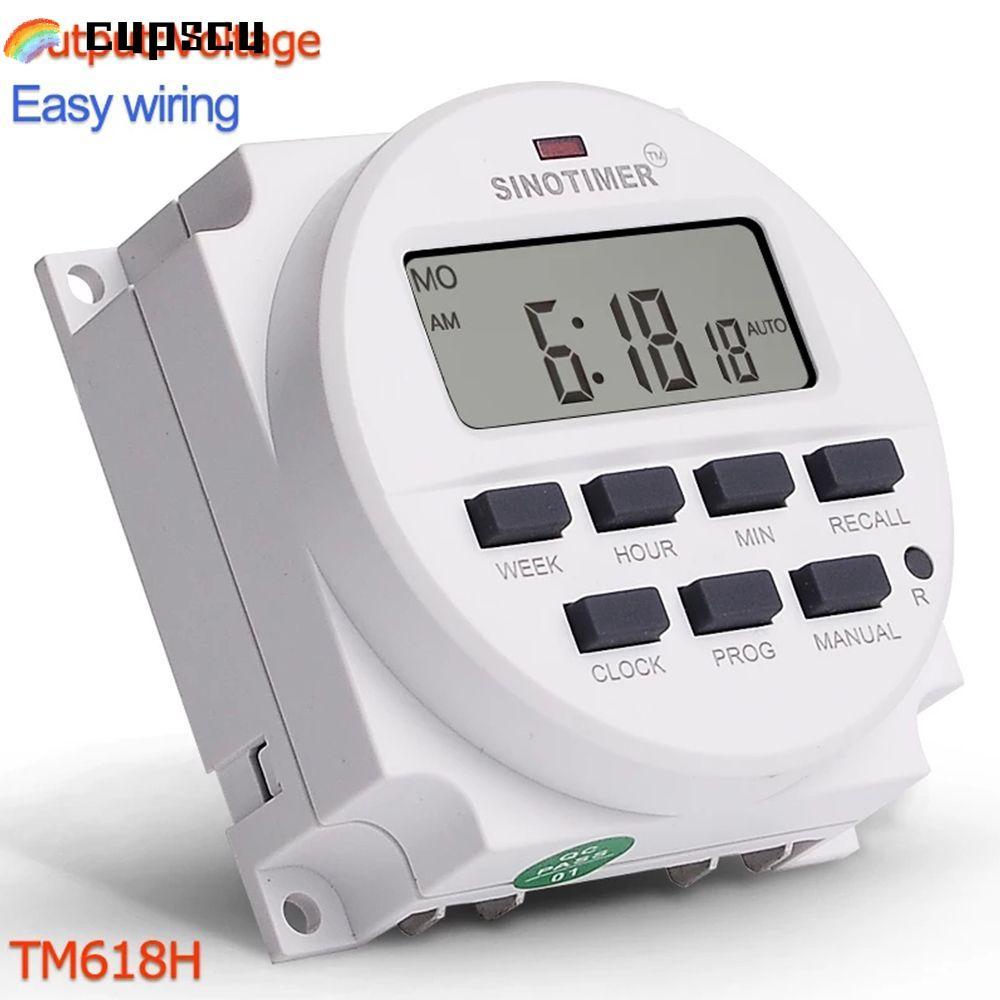 CUPSCU Timer Switch 7 วันรายสัปดาห์ Professional Digital Smart Switch Timer