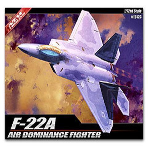Edme 12423 1: 72 F-22A Raptor Stealth Fighter C Club โมเดลประกอบเชิญน้ํา