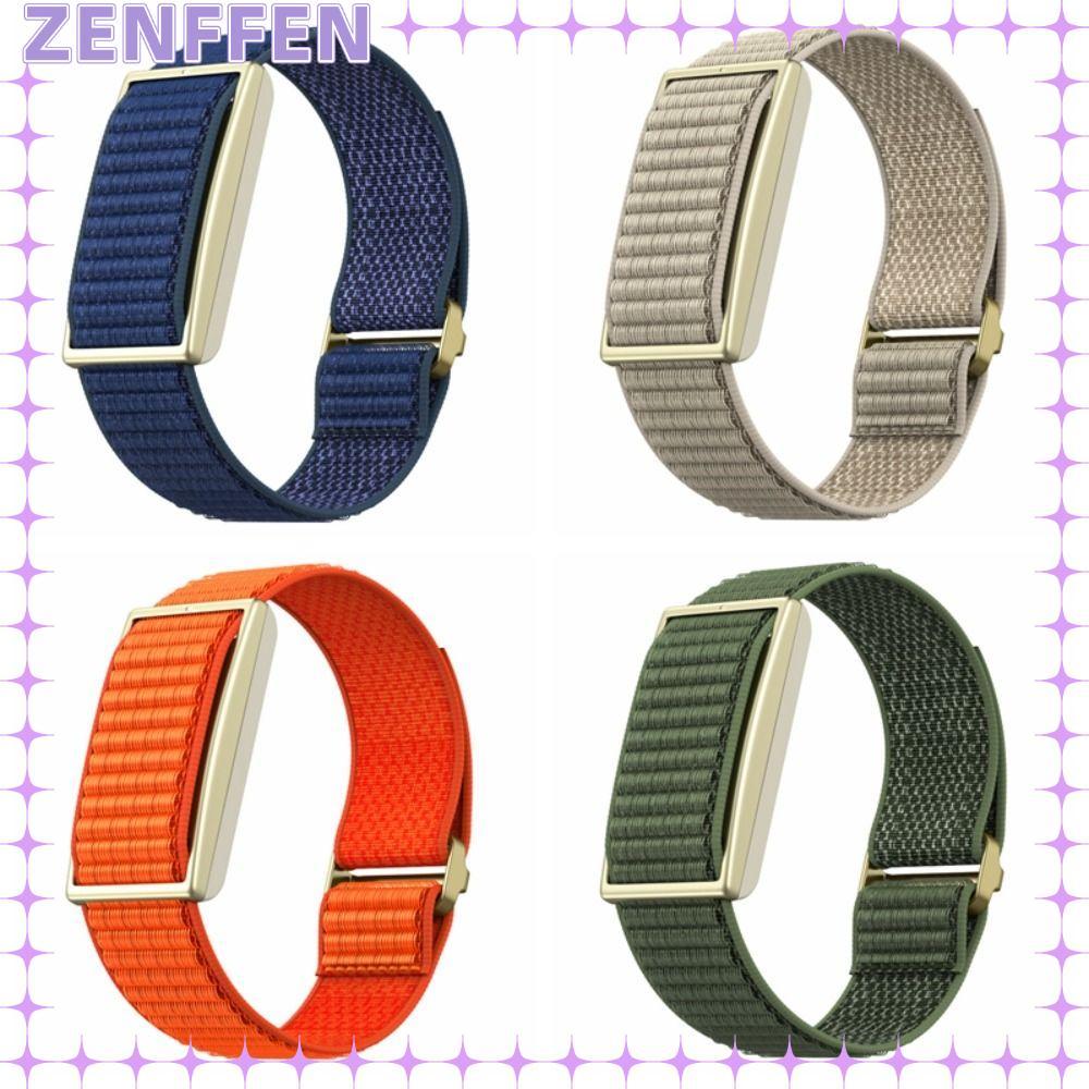 ZENFFENBC Sport Band, Breathable Nylon Fitness Tracker Strap, Loop Design สายรัดข้อมือแบบปรับได้สําห