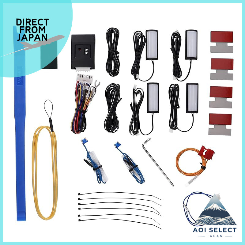 [AEMON Online Exclusive] LED Footlight Kit for Serena (C26) - Front and Rear Seat - Blue FB009