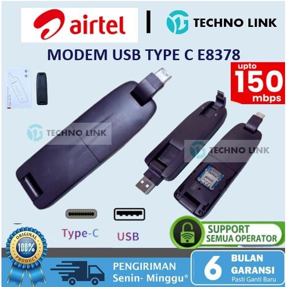 AIRTEL E8378 USB MODEM USB / TYPE C WIFI รองรับ 150mbps SUPPORT ALL OPERATORS