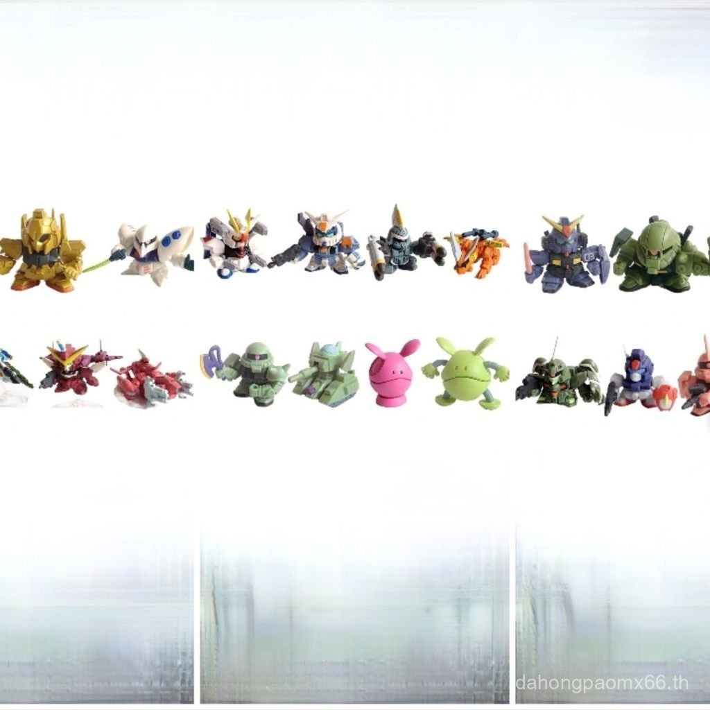 กันดั้ม SDFC SD แคปซูลของเล่น 41-46 ระเบิดญี่ปุ่น Dare Garage รุ่น Q เครื่องประดับที่ประกอบไม่ได้