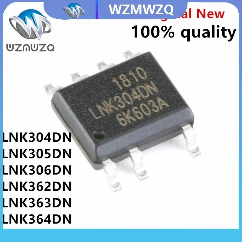 5PCS LNK304DN LNK304DG LNK304 LNK305DN LNK306DN LNK306DG LNK362DN LNK363DN LNK364DN LNK562DN SOP-7 ช