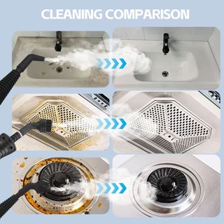 Alilin Professional Steam Cleaner สําหรับห้องครัวลบคราบ Stuborn Quick Evaporativeon Ergonomic Handle Steamer