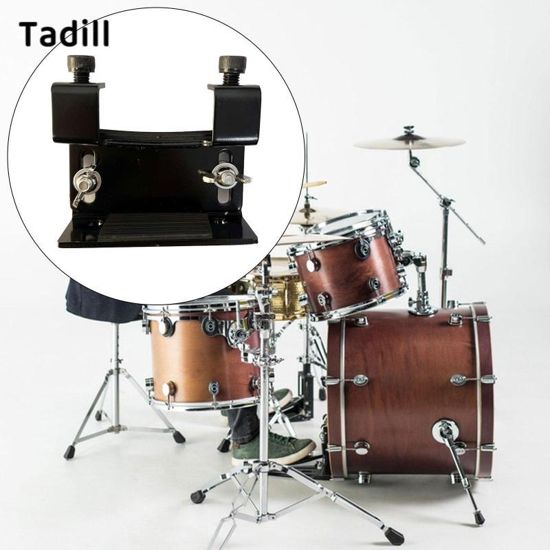 [negjsg] Bass Drum Platform Lift, Electronic Drum Pad ,Compact, Metal Drum Kit Holder