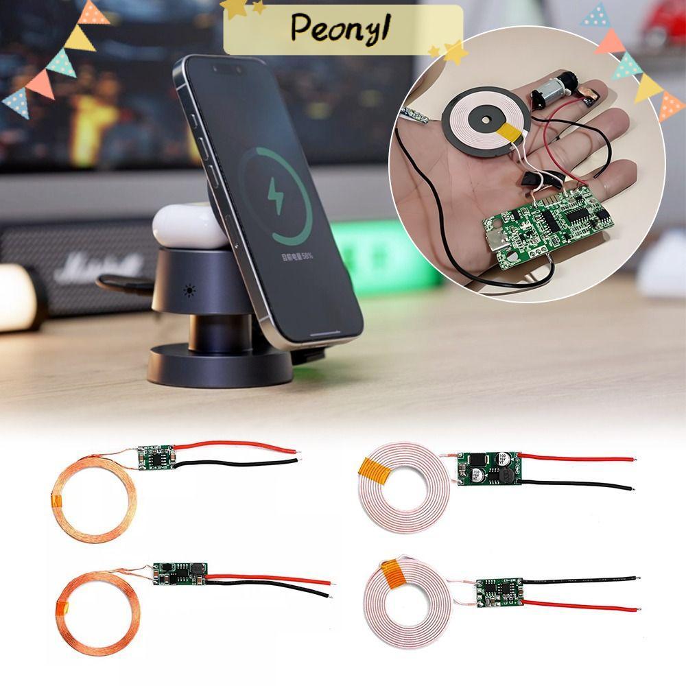 PEONY แหล่งจ่ายไฟไร้สาย, 5V1A/5V2A Receiver โมดูลชาร์จไร้สาย, เปลี่ยนเครื่องส่งสัญญาณ DIY Wireless C