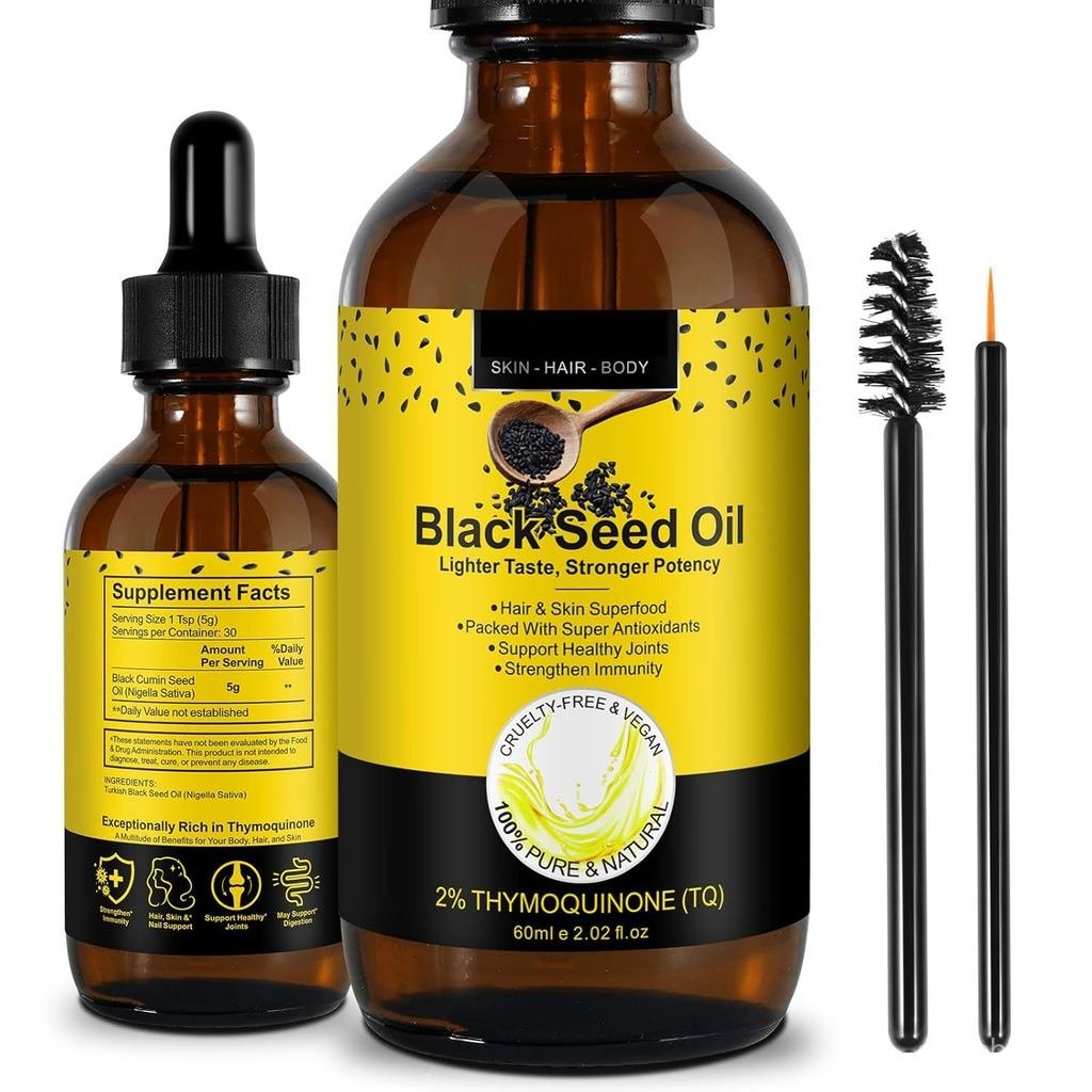 Pure Black Seed Oil,100% Virgin Black Seed Oil Organic Cold Pressed Glass Bottle,Blackseed Oil Liqui